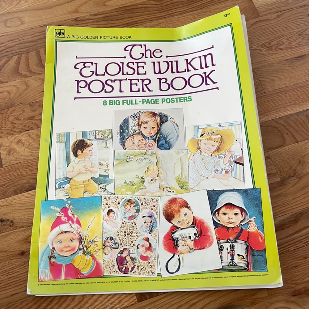 1979 Vintage Eloise Willin Poster Book 15” X 20”